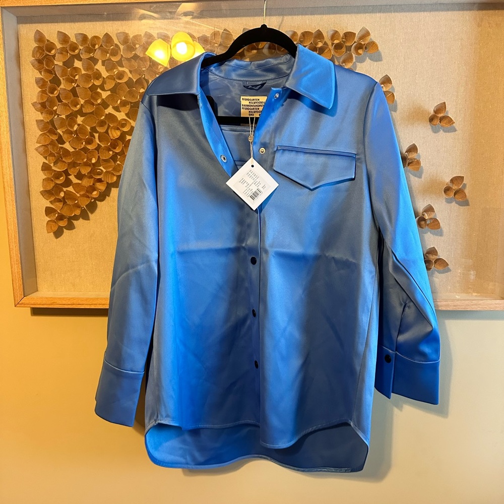 Baum Und Pferdgarten Beryl Button Up Short in Provence